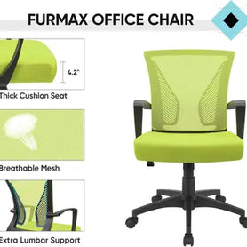 Ergonomic Office Chair with Footrest