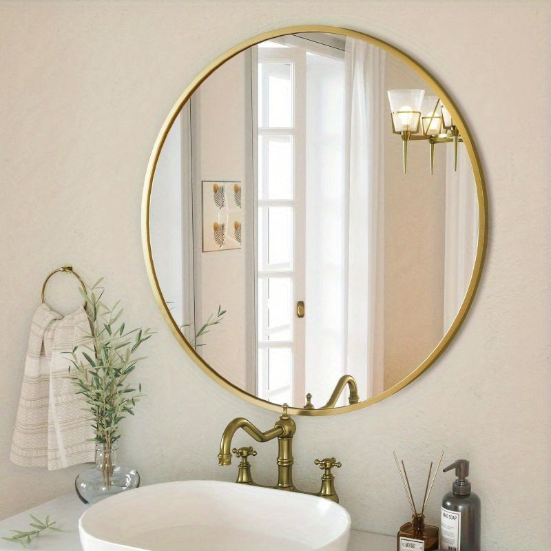 Round Wall Mirror – Shatterproof Vanity & Decorative Mirror