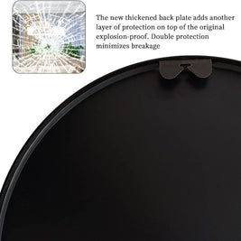 Round Wall Mirror – Shatterproof Vanity & Decorative Mirror