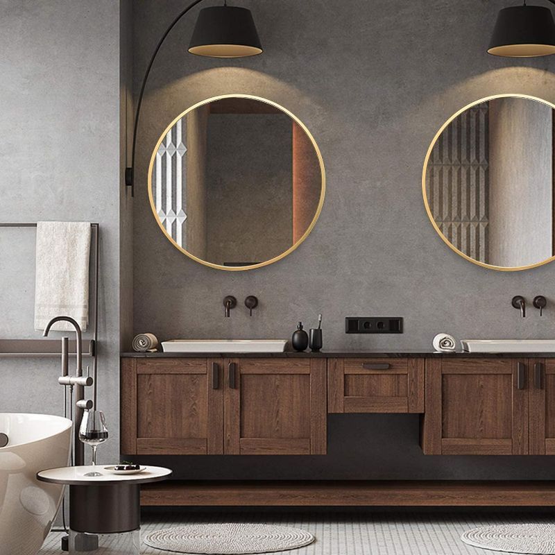 Round Wall Mirror – Shatterproof Vanity & Decorative Mirror