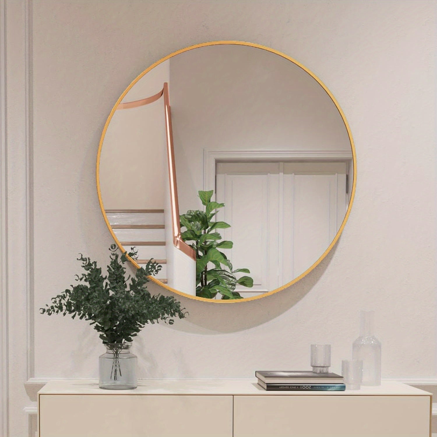 Round Wall Mirror – Shatterproof Vanity & Decorative Mirror