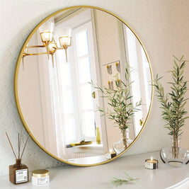 Round Wall Mirror – Shatterproof Vanity & Decorative Mirror