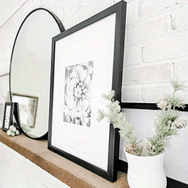 Round Wall Mirror – Shatterproof Vanity & Decorative Mirror