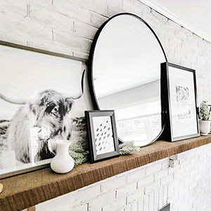 Round Wall Mirror – Shatterproof Vanity & Decorative Mirror