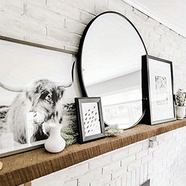 Round Wall Mirror – Shatterproof Vanity & Decorative Mirror