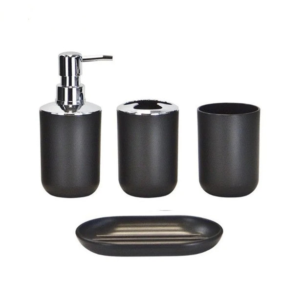 Modern 6-Piece Bathroom Accessories Set – Complete Organizer Kit