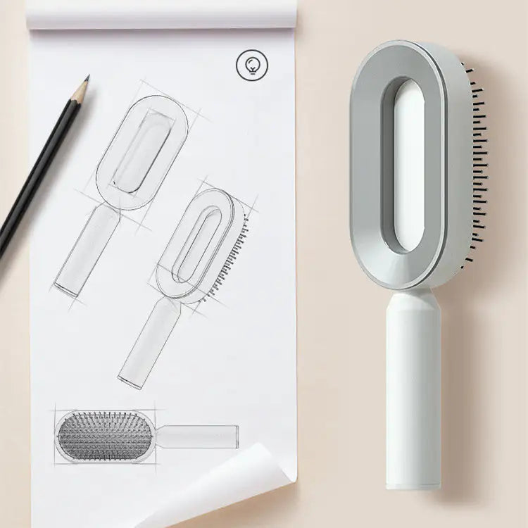 Self-Cleaning Hair Brush(color variation)