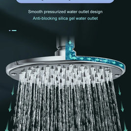 8-Inch Chrome Rain Shower Head – Water-Saving Spa Design