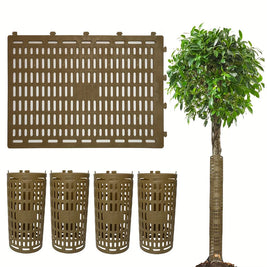 Adjustable Tree Trunk Protector – Expandable Bark Guard for Trees & Plants | Prevents Damage from Mowers, Rodents & Sun