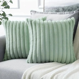 Striped Corduroy Pillow Case – Cozy Decorative Cushion Cover for Sofa & Bed