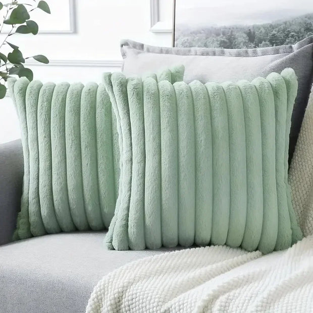 Striped Corduroy Pillow Case – Cozy Decorative Cushion Cover for Sofa & Bed