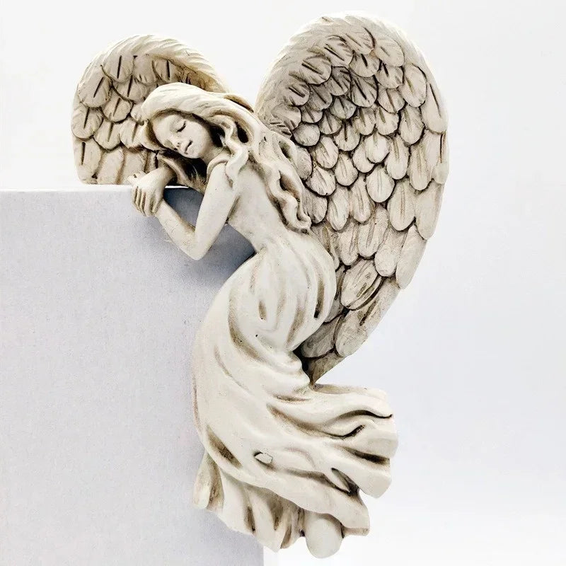 Angel Wings Resin Ornament – Indoor & Outdoor Home Decor
