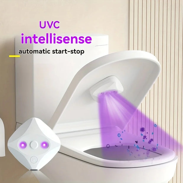 Smart Toilet Sterilizer with LED Light – USB Rechargeable