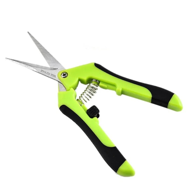 Premium Stainless Steel Garden Pruning Shears – Non-Slip, Labor-Saving Scissors for Flower, Fruit & Vegetable Trimming