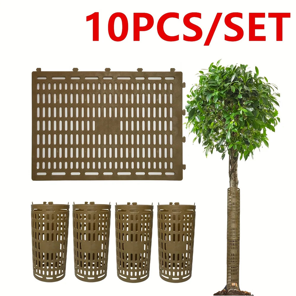 Adjustable Tree Trunk Protector – Expandable Bark Guard for Trees & Plants | Prevents Damage from Mowers, Rodents & Sun