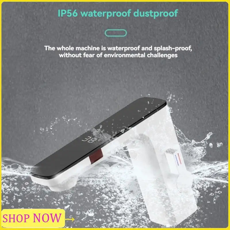 Smart Sensor LED Bathroom Faucet – Waterfall Basin Tap