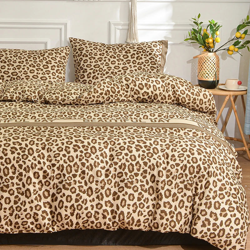 Black Marble Duvet Cover Set – Reactive Printed Polyester Bed Linen