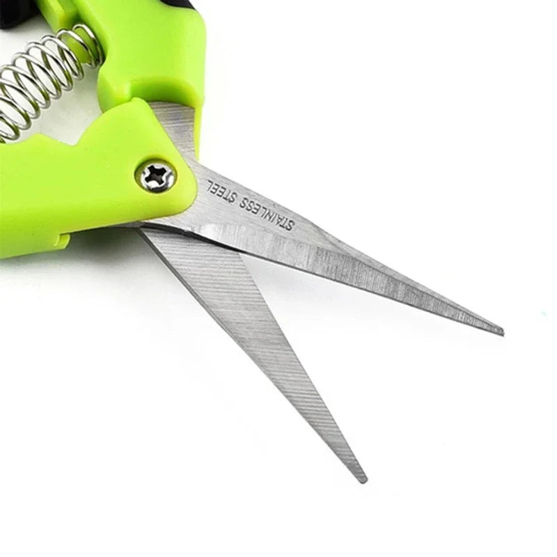 Premium Stainless Steel Garden Pruning Shears – Non-Slip, Labor-Saving Scissors for Flower, Fruit & Vegetable Trimming