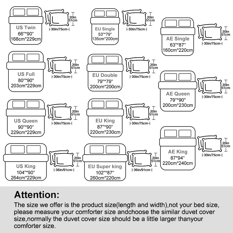Gray Queen Comfort Set 3-Piece Duvet Cover & Pillowcases – Soft Polyester Bedding Without Comforter