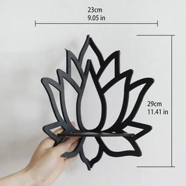 Lotus Wall Shelf – Decorative Floating Display Shelf for Home