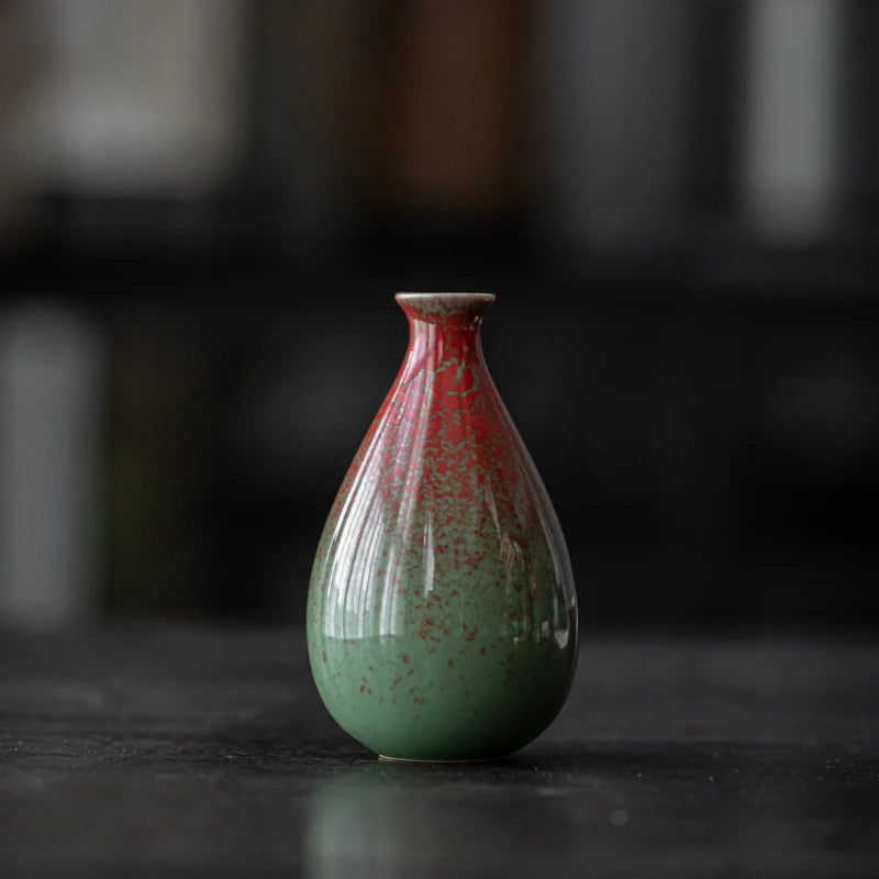 Small Ceramic Tabletop Vase – Minimalist Home Decor