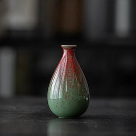 Small Ceramic Tabletop Vase – Minimalist Home Decor