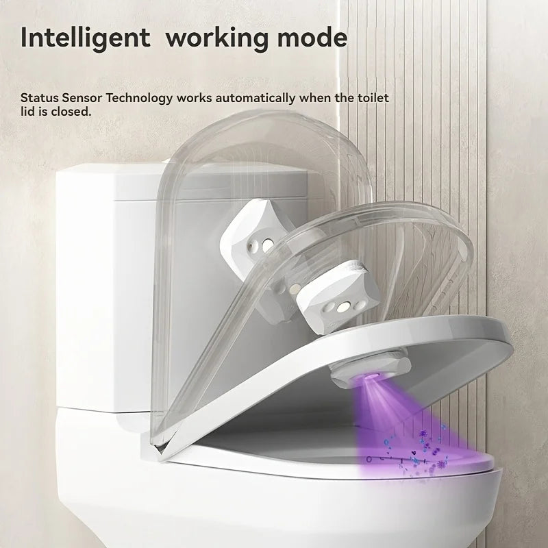 Smart Toilet Sterilizer with LED Light – USB Rechargeable
