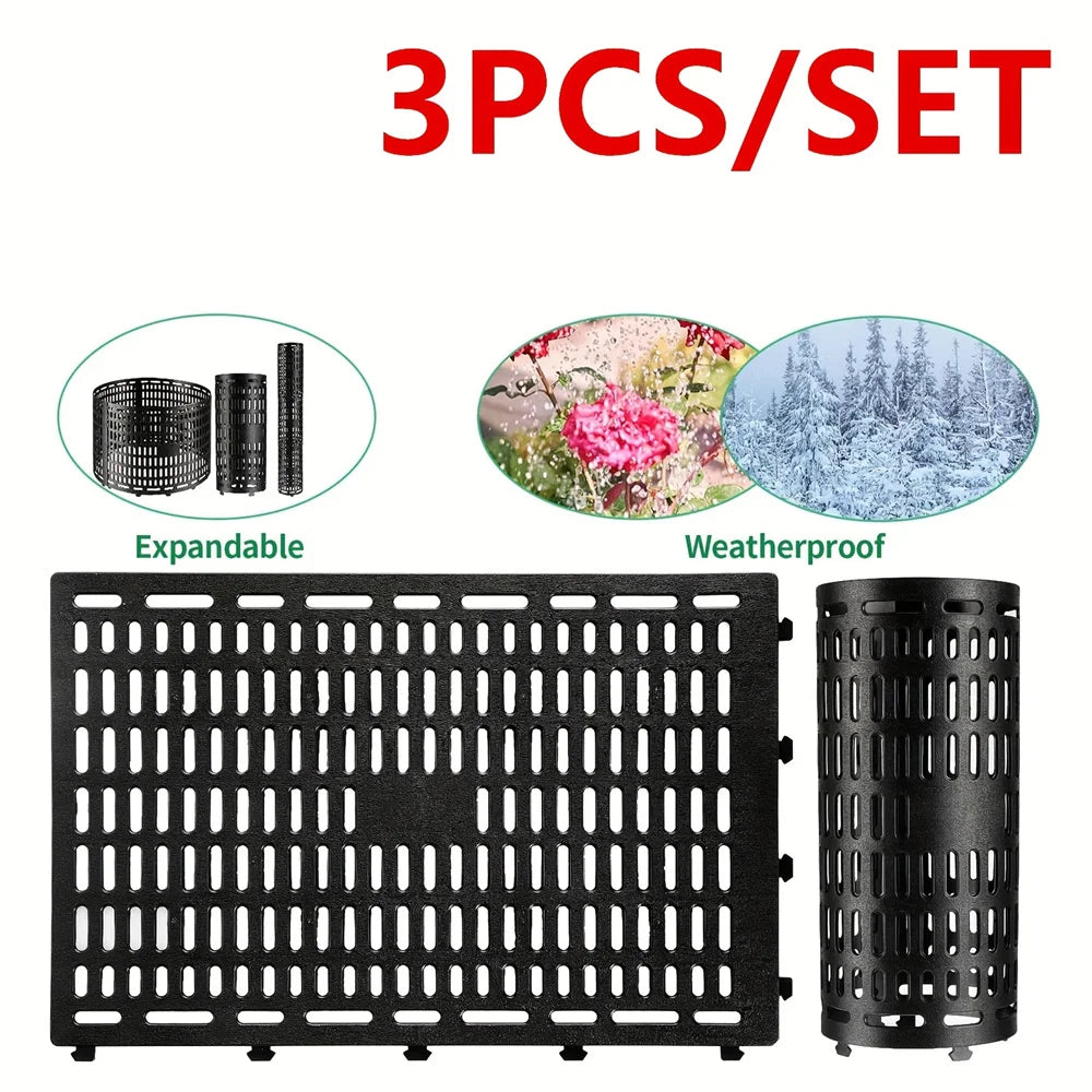 Adjustable Tree Trunk Protector – Expandable Bark Guard for Trees & Plants | Prevents Damage from Mowers, Rodents & Sun