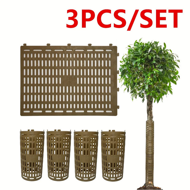 Adjustable Tree Trunk Protector – Expandable Bark Guard for Trees & Plants | Prevents Damage from Mowers, Rodents & Sun