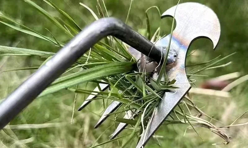 Heavy-Duty Manganese Steel Weeding Tool – 4/11 Tooth Manual Soil Excavator for Garden & Lawn Care