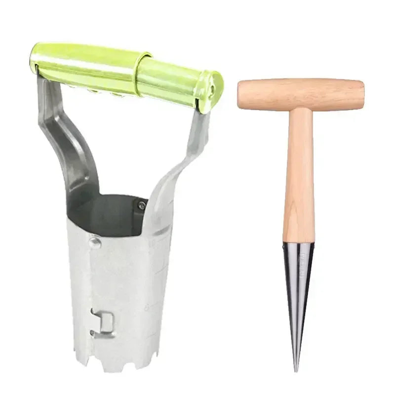 Multi-Functional Gardening Transplanter & Seeder Tool – Seedling Lifter and Planter for Vegetables & Flowers