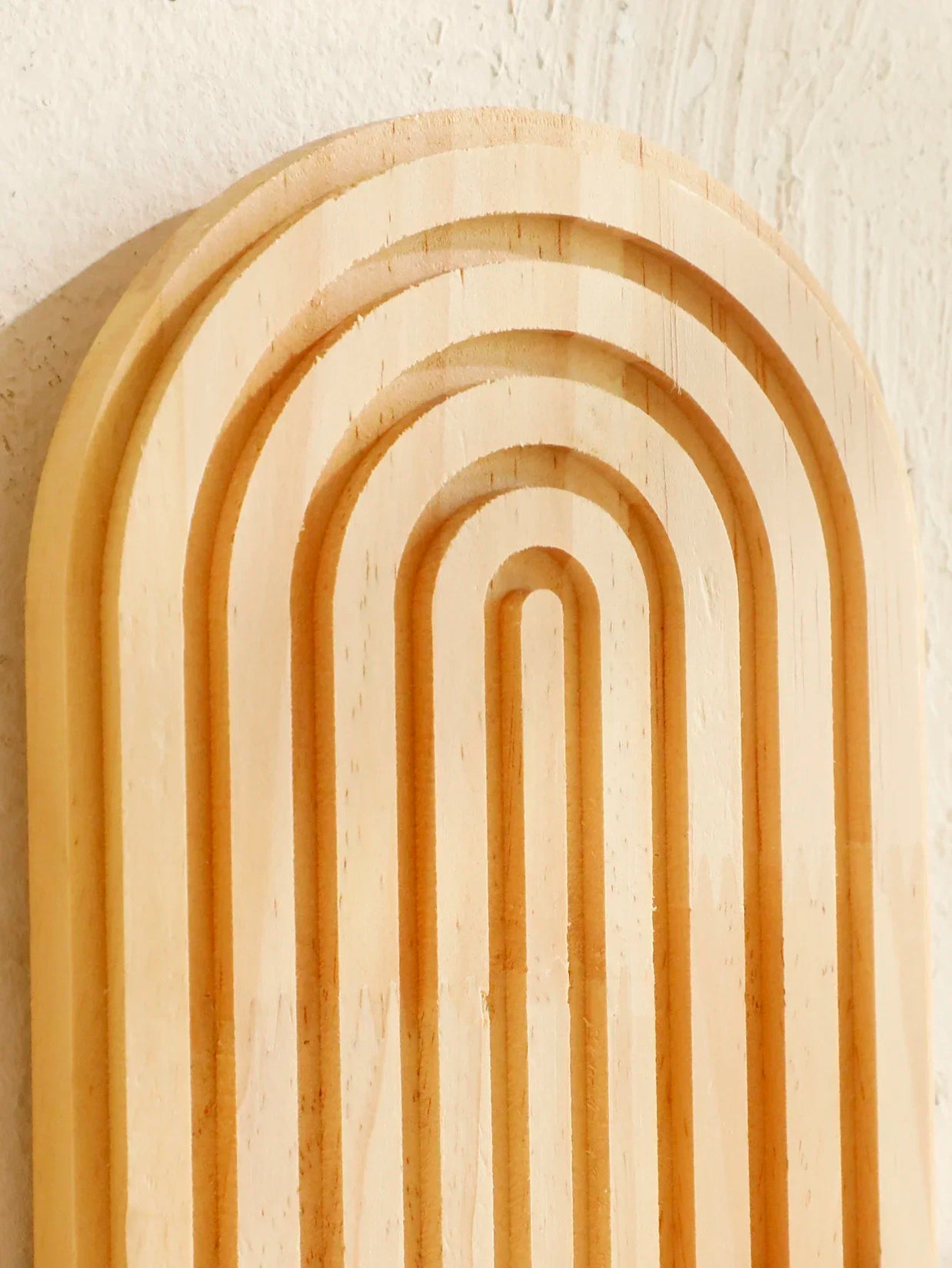 Boho Wooden Wall Shelves – Modern Home Decor Storage Rack