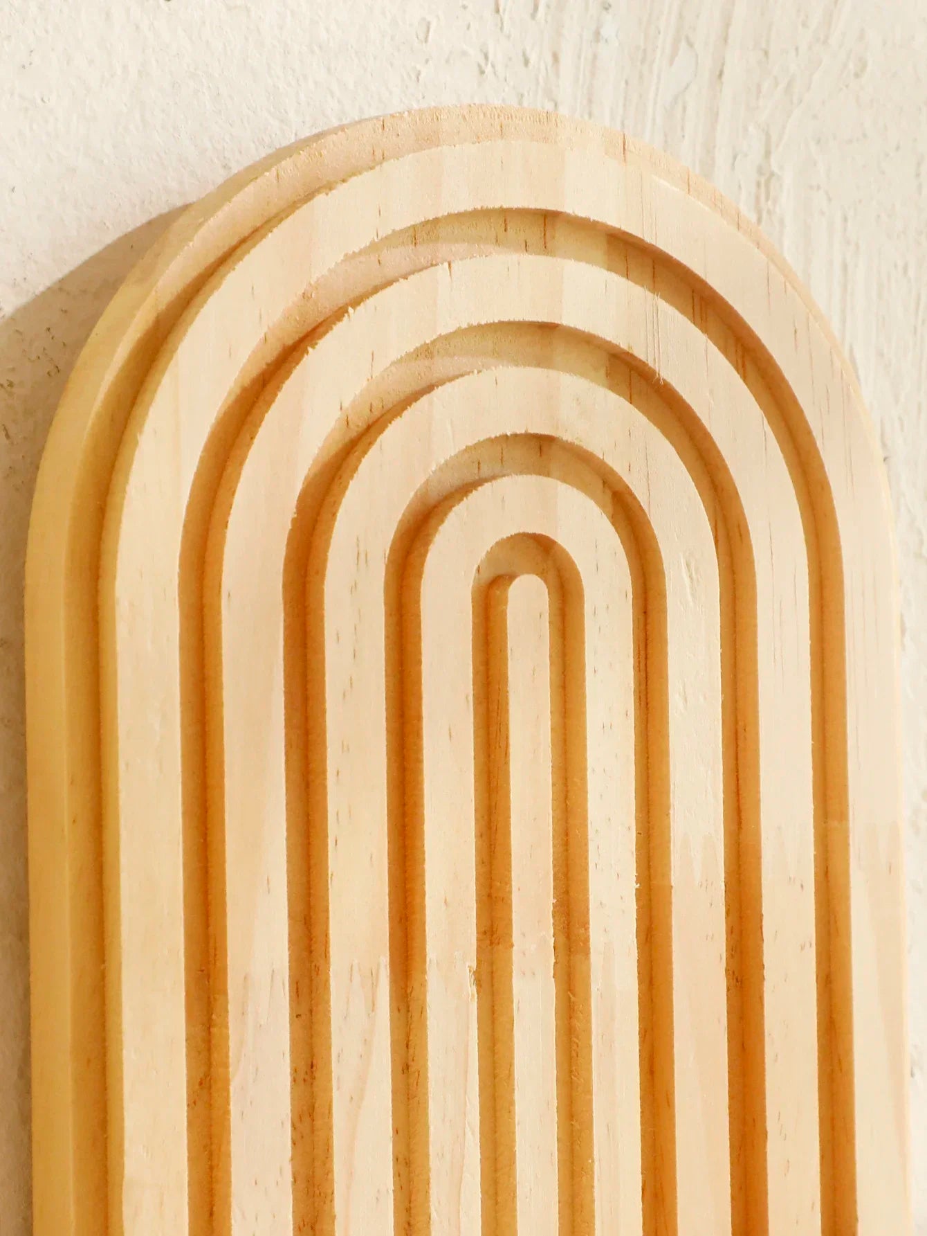 Boho Wooden Wall Shelves – Modern Home Decor Storage Rack