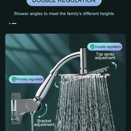 8-Inch Chrome Rain Shower Head – Water-Saving Spa Design