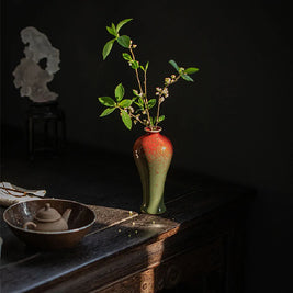 Small Ceramic Tabletop Vase – Minimalist Home Decor