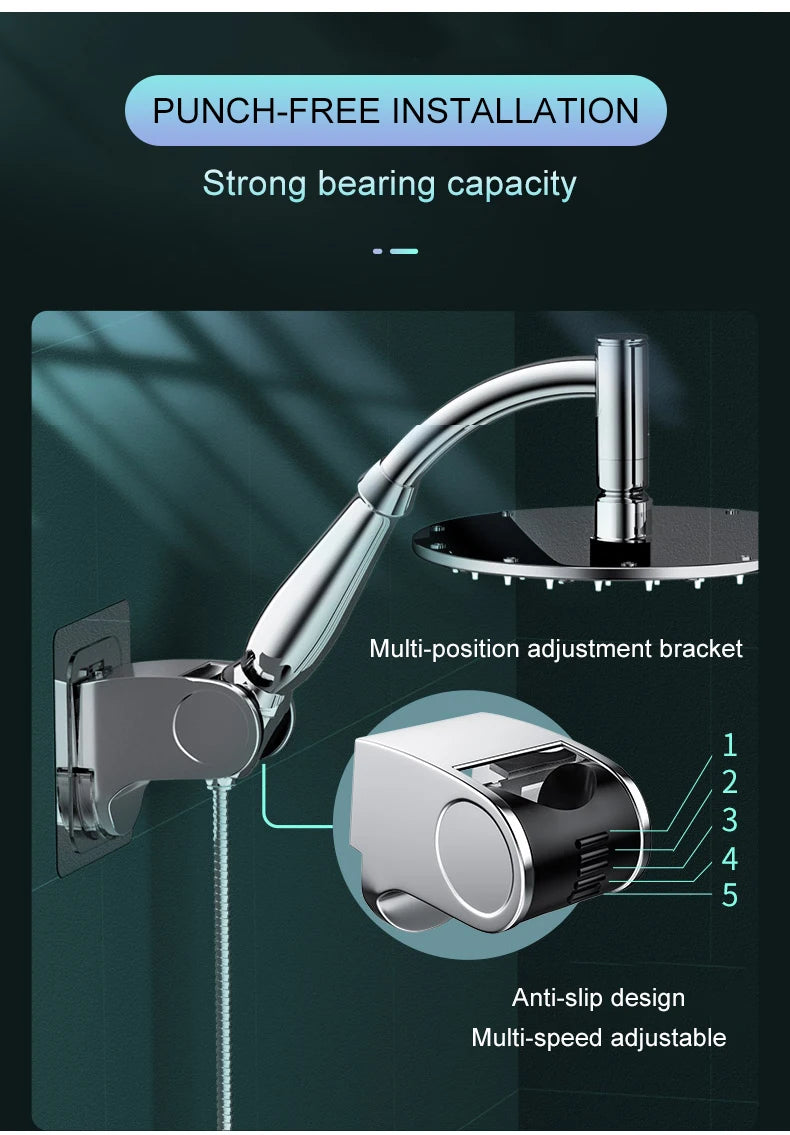 8-Inch Chrome Rain Shower Head – Water-Saving Spa Design