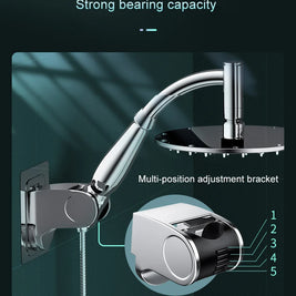 8-Inch Chrome Rain Shower Head – Water-Saving Spa Design