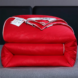 Luxury Natural Mulberry Silk Duvet – Queen/King Size Comforter for Summer & Winter, Handcrafted Bedding