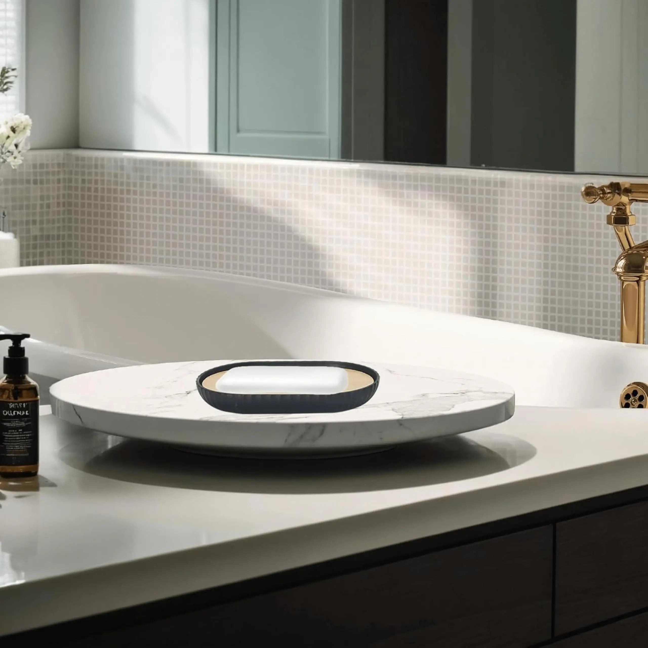 Modern 6-Piece Bathroom Accessories Set – Complete Organizer Kit