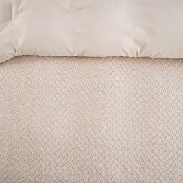 Tufted Boho Chic Duvet Cover Set – Soft Textured Microfiber Bedding (2/3 Piece, Multiple Sizes)