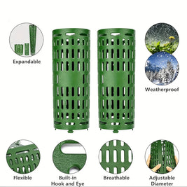 Adjustable Tree Trunk Protector – Expandable Bark Guard for Trees & Plants | Prevents Damage from Mowers, Rodents & Sun