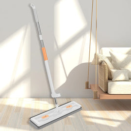 360° Rotating Self-Wringing Flat Mop – Microfiber Lazy Floor Cleaning Tool