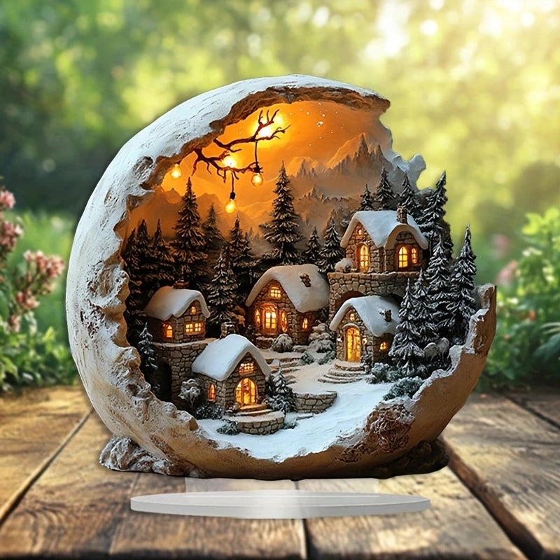 Bohemian Acrylic Desktop Ornament – Modern Home Decoration