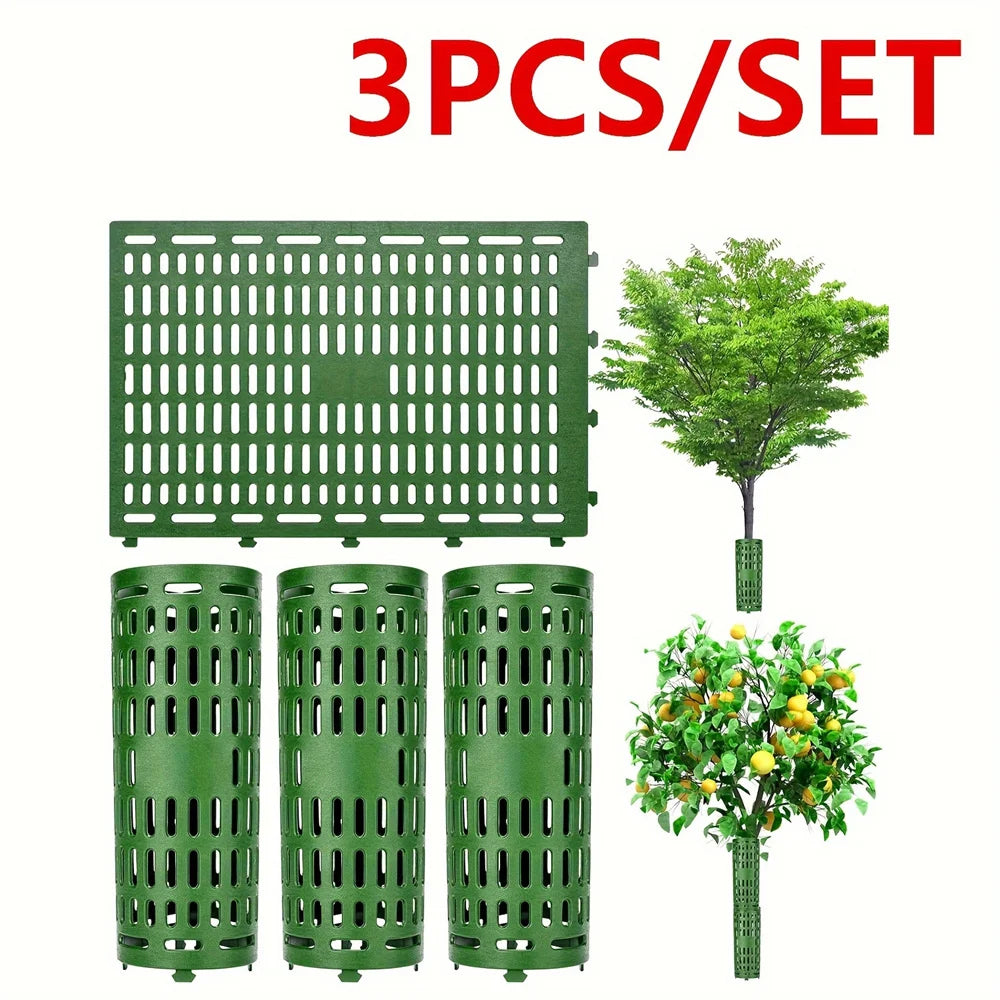 Adjustable Tree Trunk Protector – Expandable Bark Guard for Trees & Plants | Prevents Damage from Mowers, Rodents & Sun