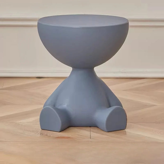 Mini Circular Bedside Table with Storage – Modern Home Furniture