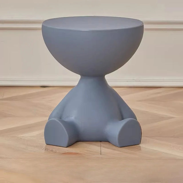 Mini Circular Bedside Table with Storage – Modern Home Furniture