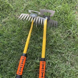 Heavy-Duty Manganese Steel Weeding Tool – 4/11 Tooth Manual Soil Excavator for Garden & Lawn Care