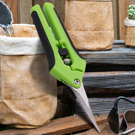 Premium Stainless Steel Garden Pruning Shears – Non-Slip, Labor-Saving Scissors for Flower, Fruit & Vegetable Trimming