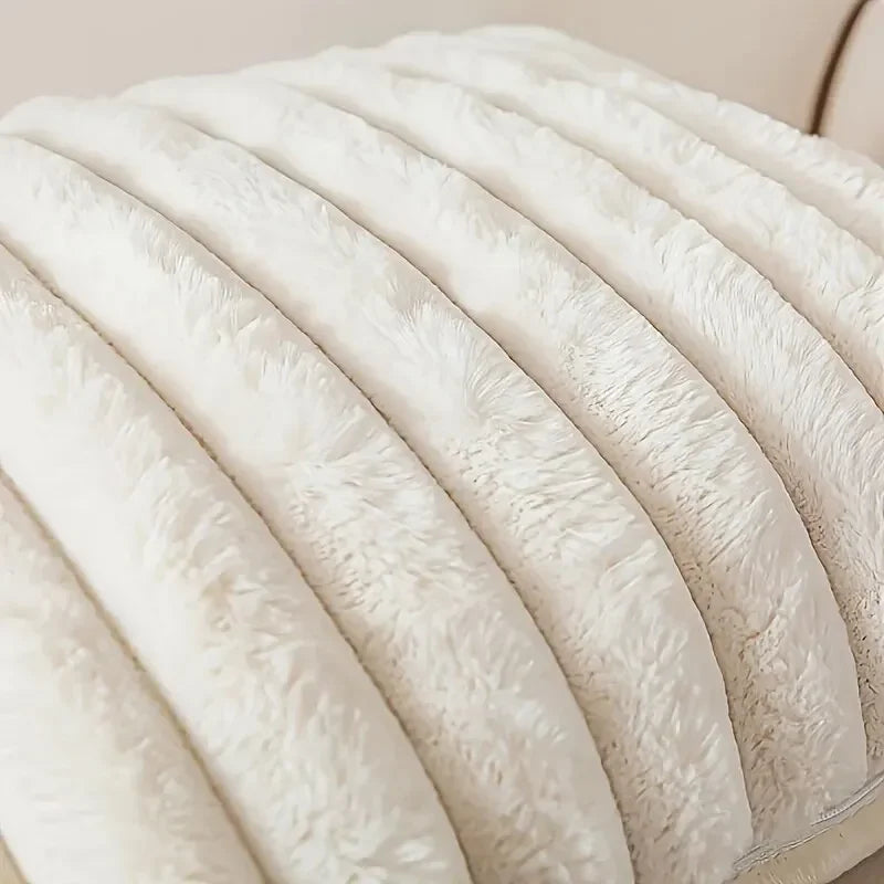 Striped Corduroy Pillow Case – Cozy Decorative Cushion Cover for Sofa & Bed