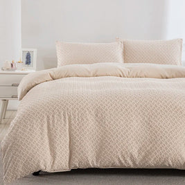 Tufted Boho Chic Duvet Cover Set – Soft Textured Microfiber Bedding (2/3 Piece, Multiple Sizes)